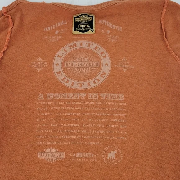 Harley Davidson Limited Edition Happy Days Tee Shirt, Size Small - Picture 7 of 13